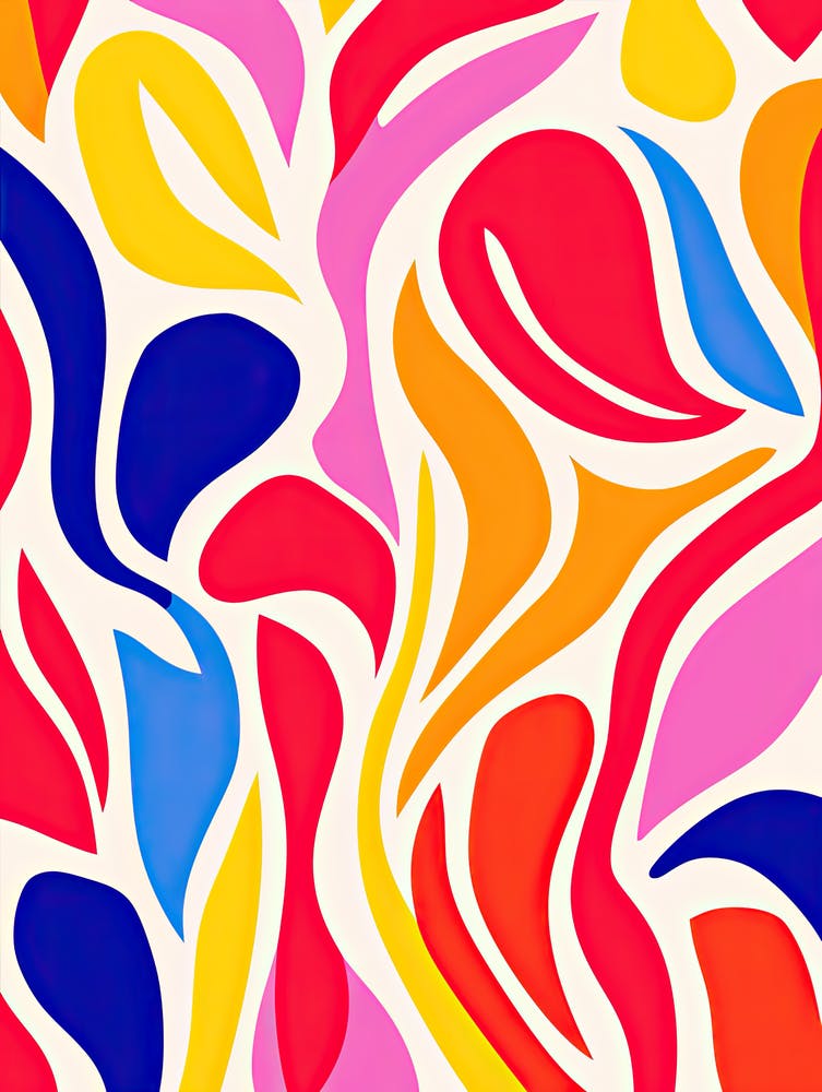 Abstract Painting 34, Inspired by Matisse