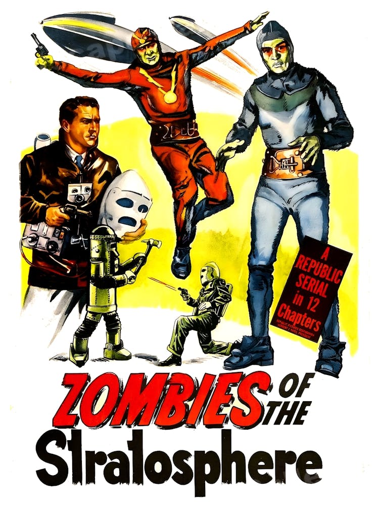 Zombies Of The Stratosphere, Movie Poster