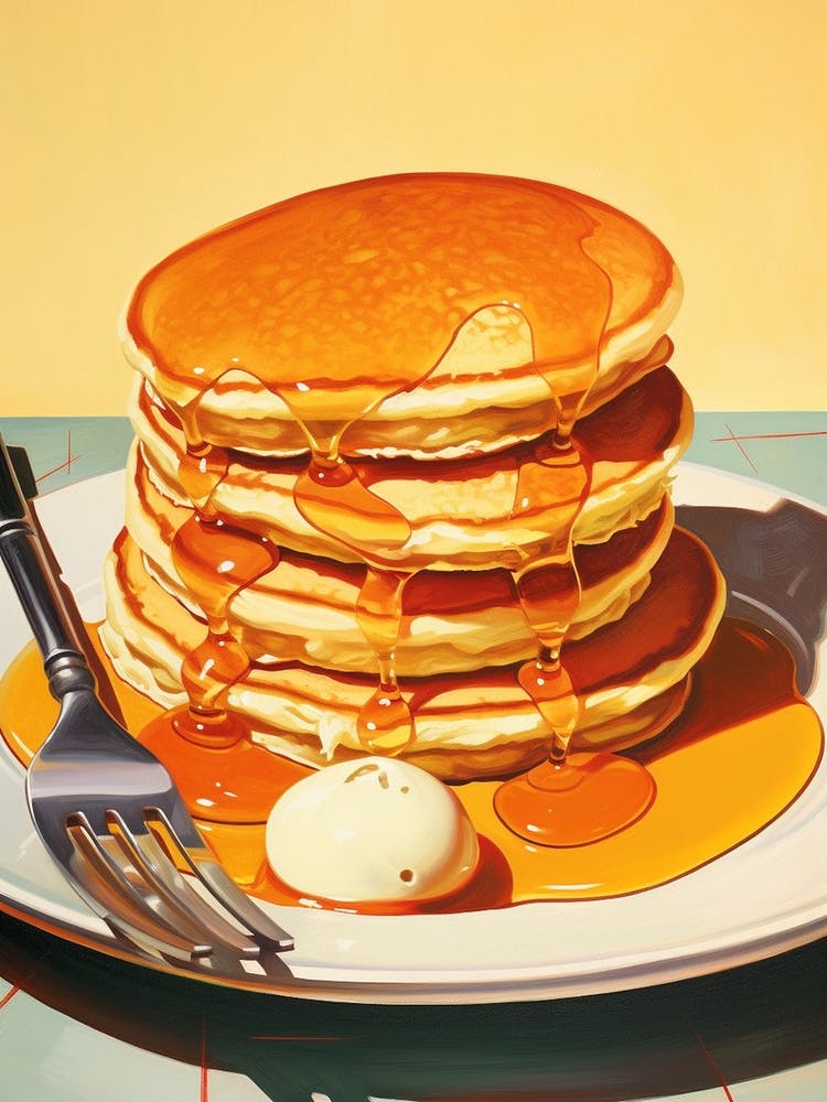 Vintage Cookbook Pancakes 1