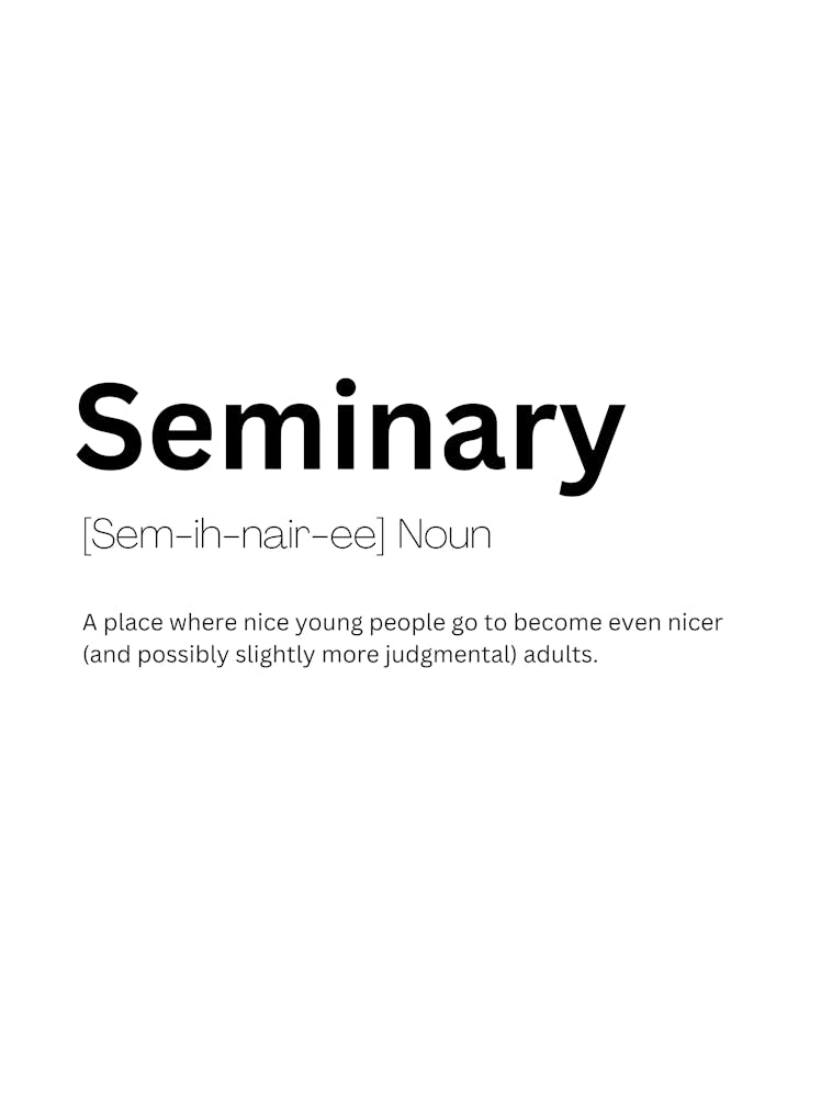 Seminary Definition Meaning