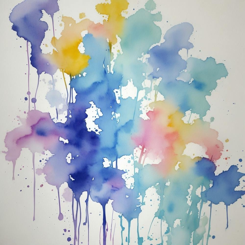 Watercolor Splatters 1