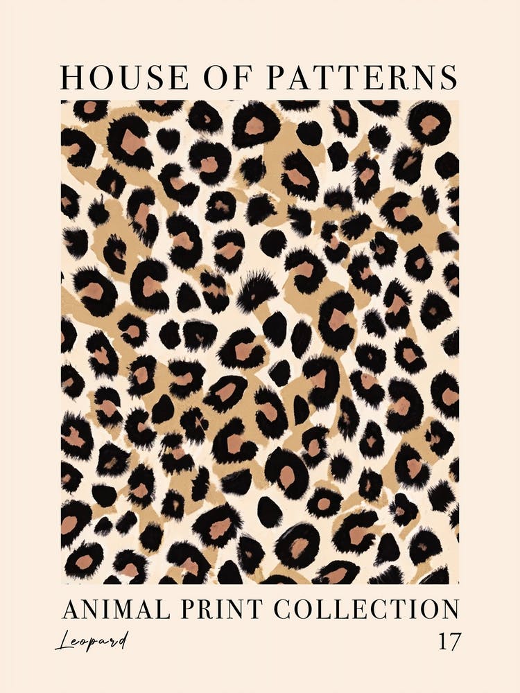House Of Patterns Leopard Animal Print Pattern 2