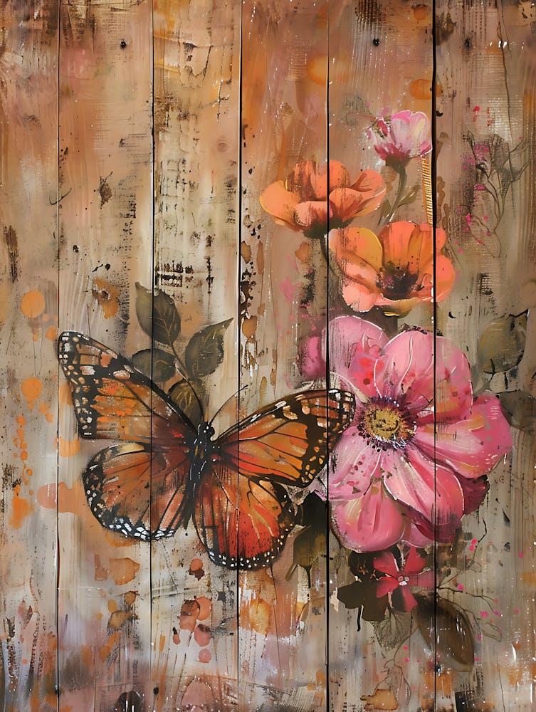 Papillon et Fleurs 6