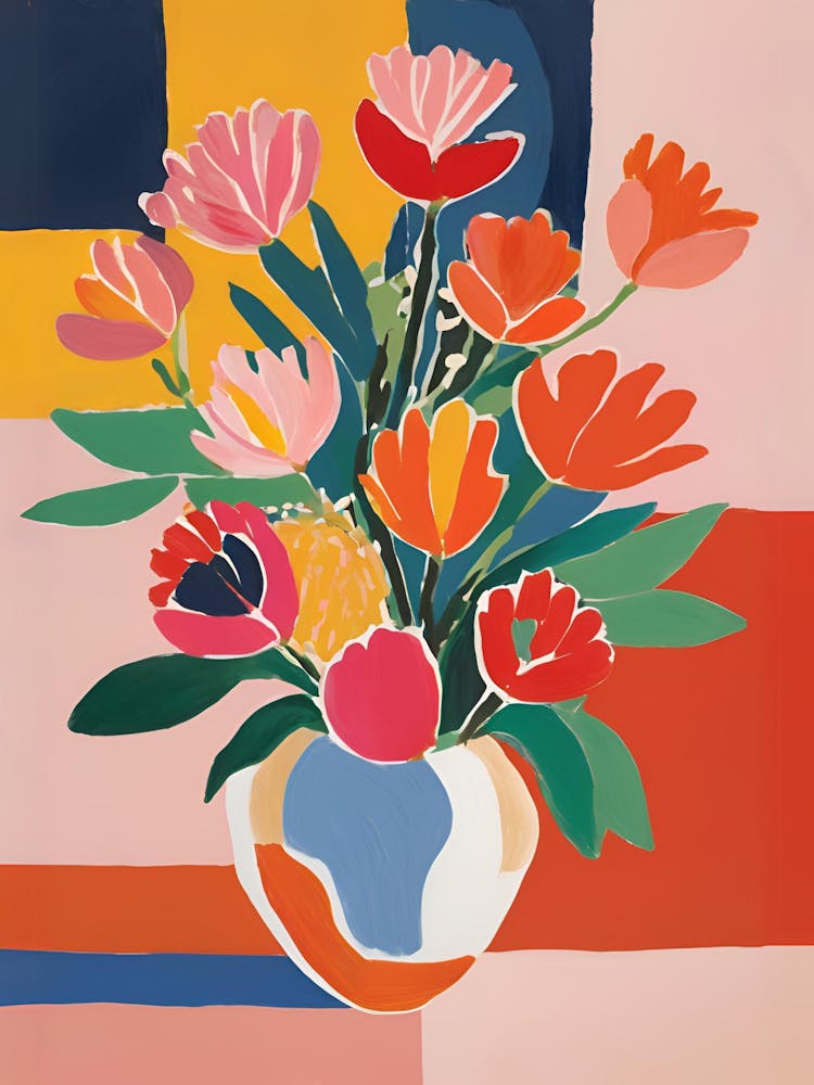 Tulips In A Vase 3