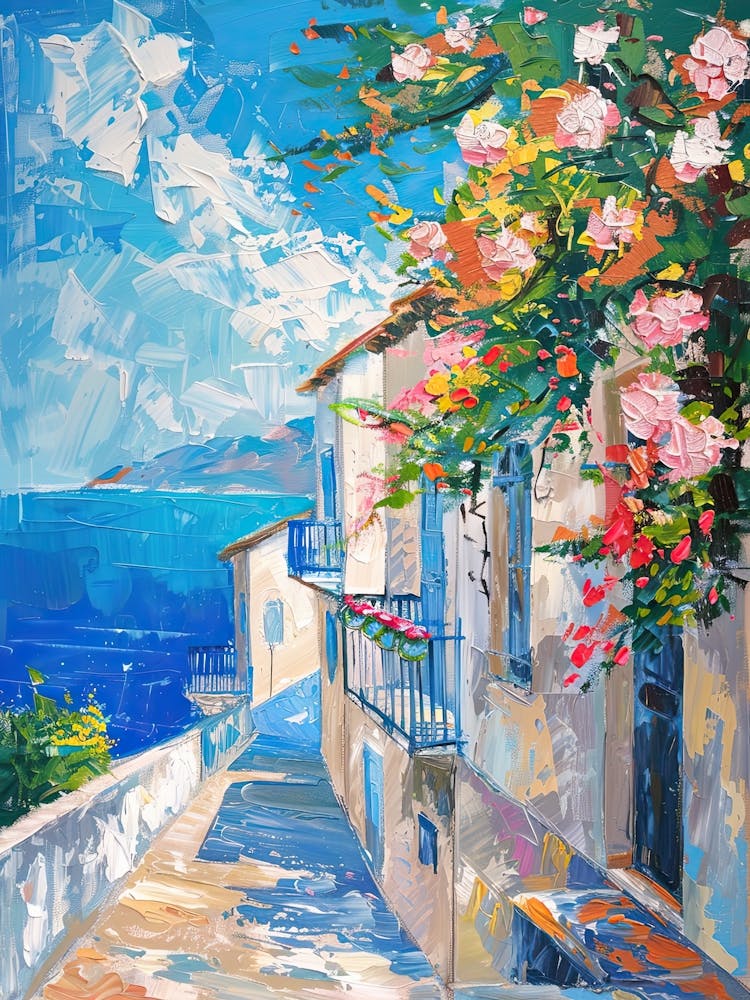 Balcony Painting In Piraeus 2