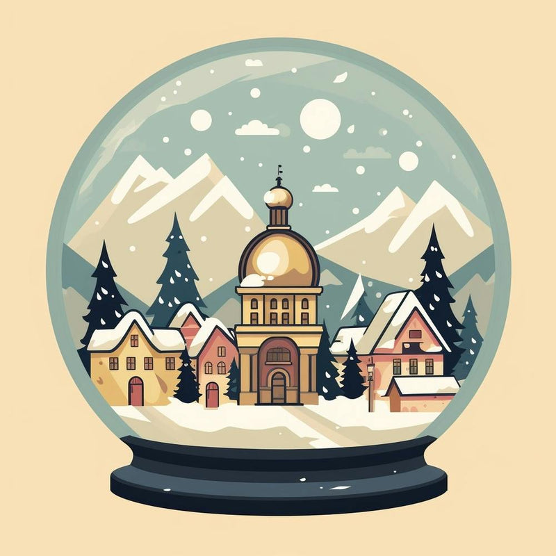 Lech Austria 1 Snowglobe