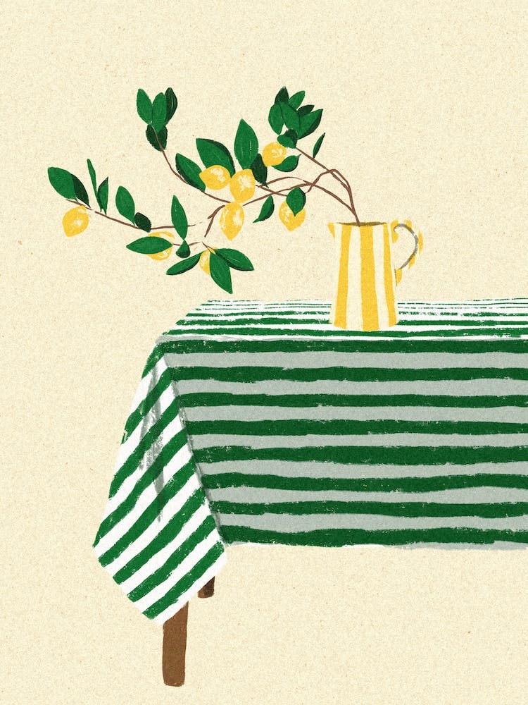 Lemon In Vase 2