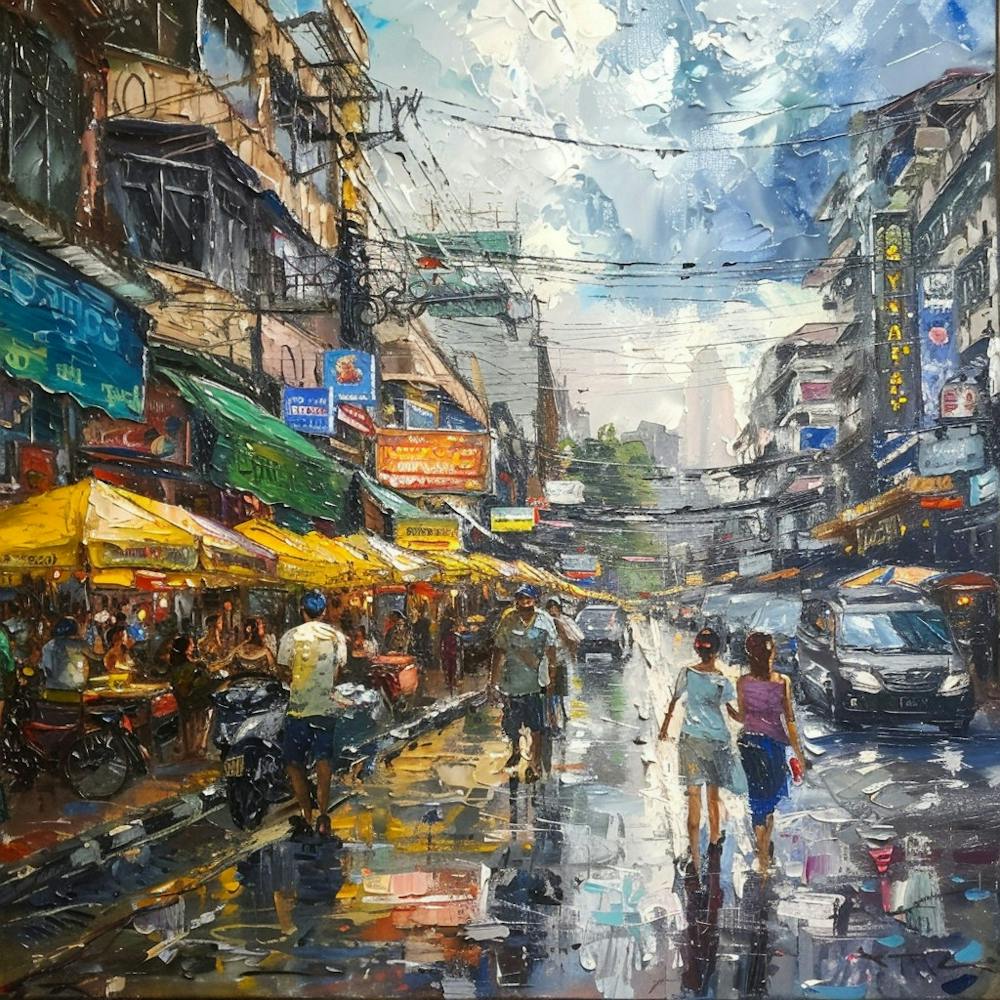 Rainy Day In Bangkok