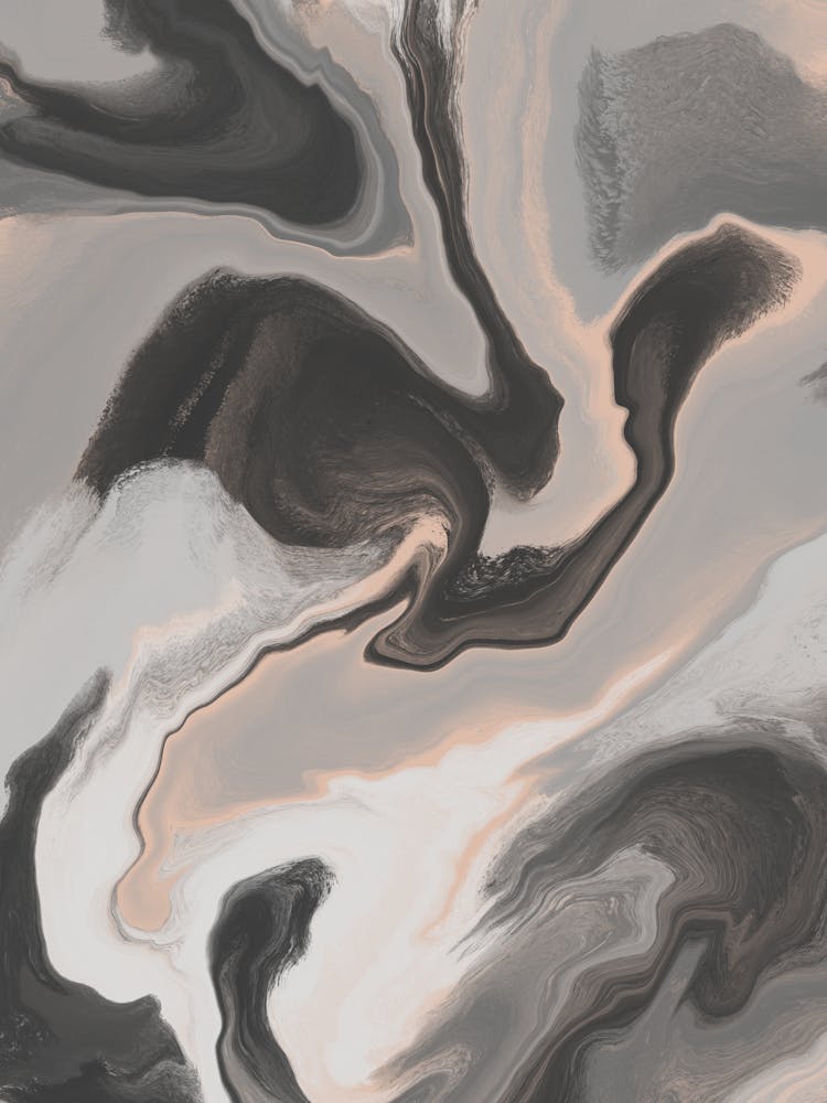 Gray Abstract Painting