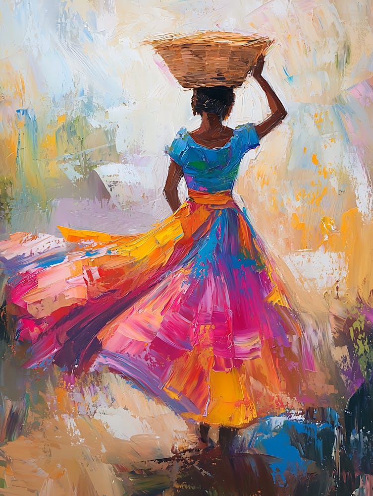 Woman With A Basket