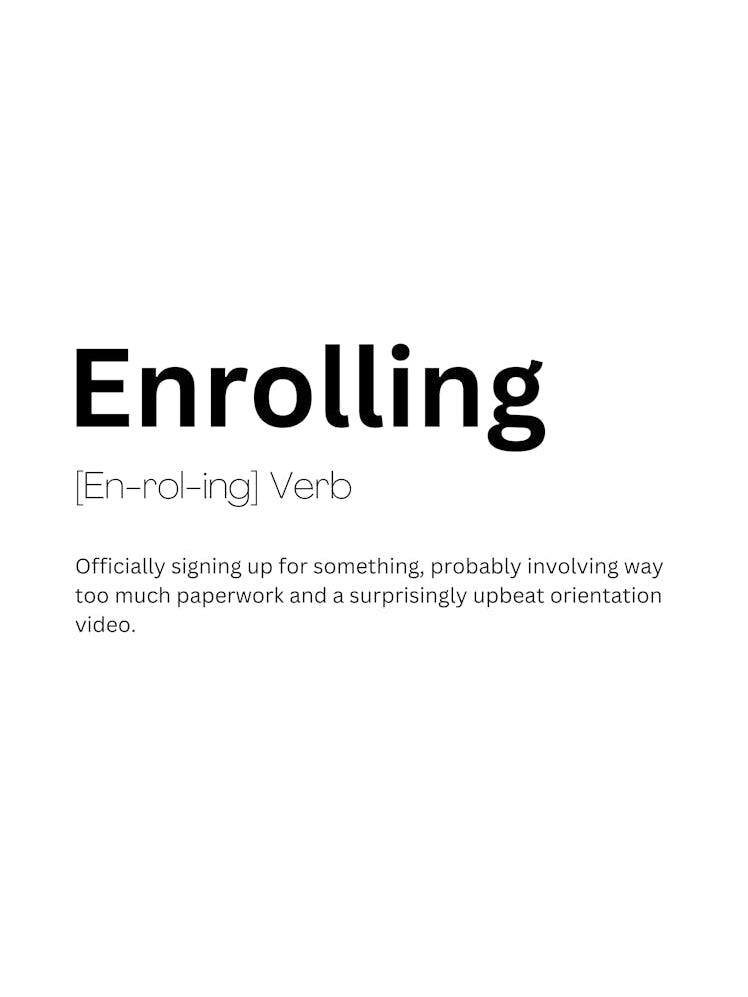 Enrolling Definition Meaning
