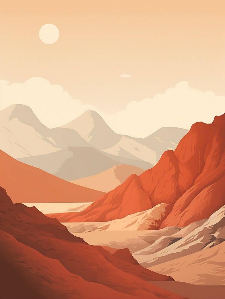 Gr20 France Hiking Trail Landscape