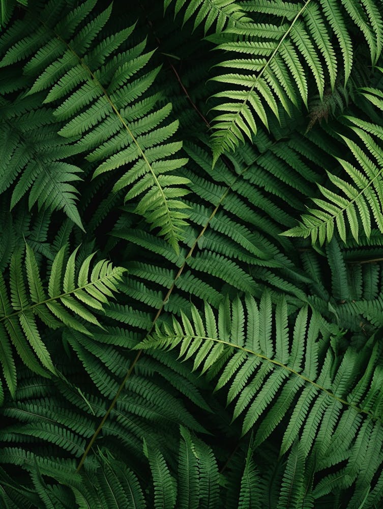 Pattern Poster Rabbits Foot Fern 3