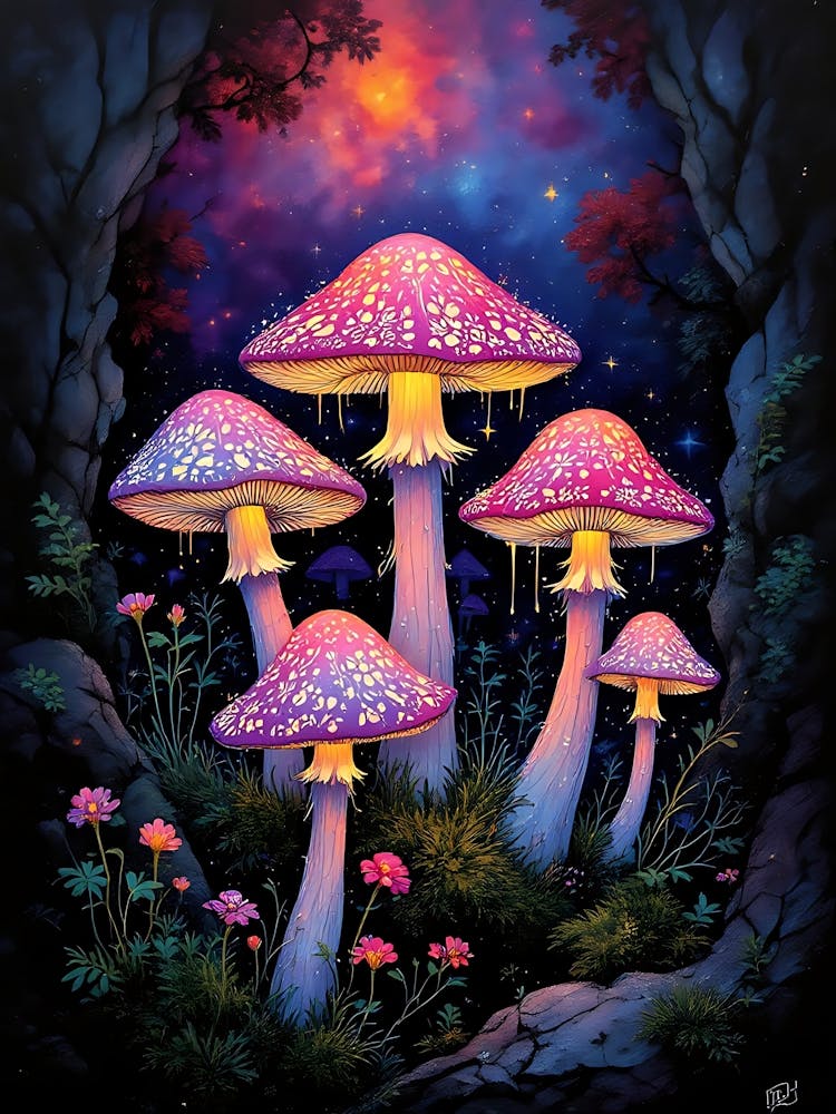 Mushrooms In The Night