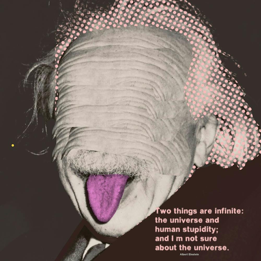 Portrait Albert Einstein · Infinite