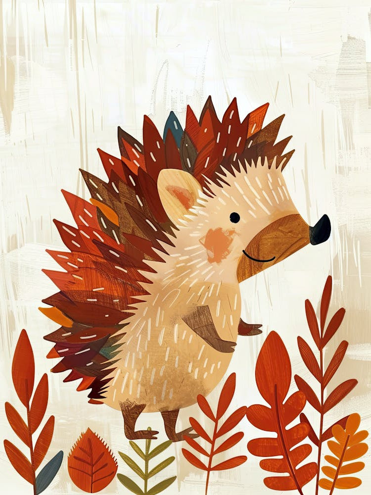 Hedgehog Warm Glow Children Prints & Kids Posters