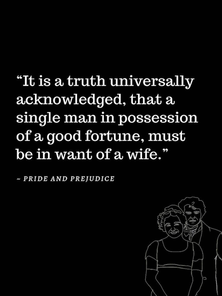 It Is A Truth Universally