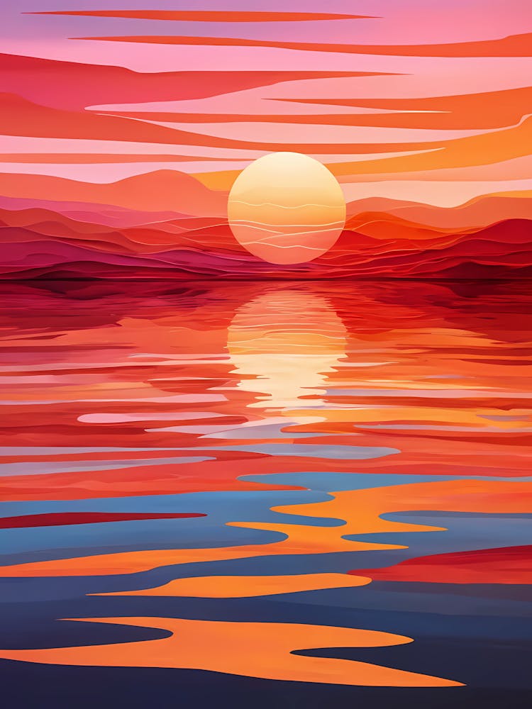 Sunset On The Water 1