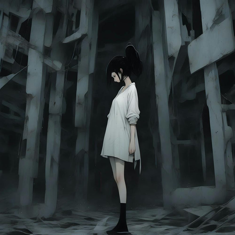Anime Girl In Ruins