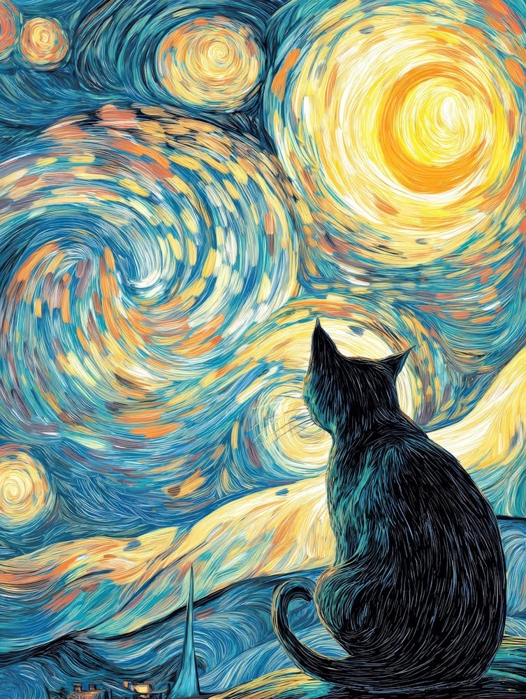 Starry Night Cat 3