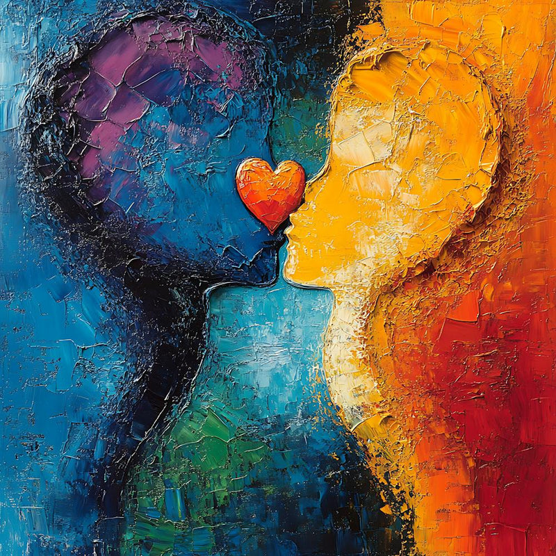 Abstract Dynamic Art of Love