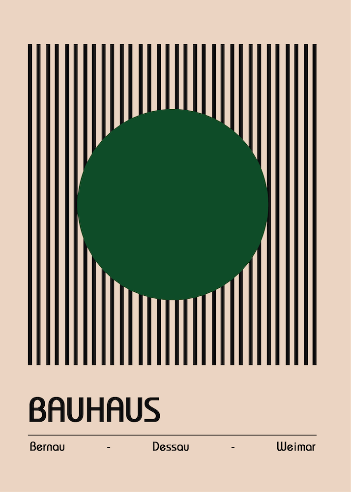 Bauhaus Design Green