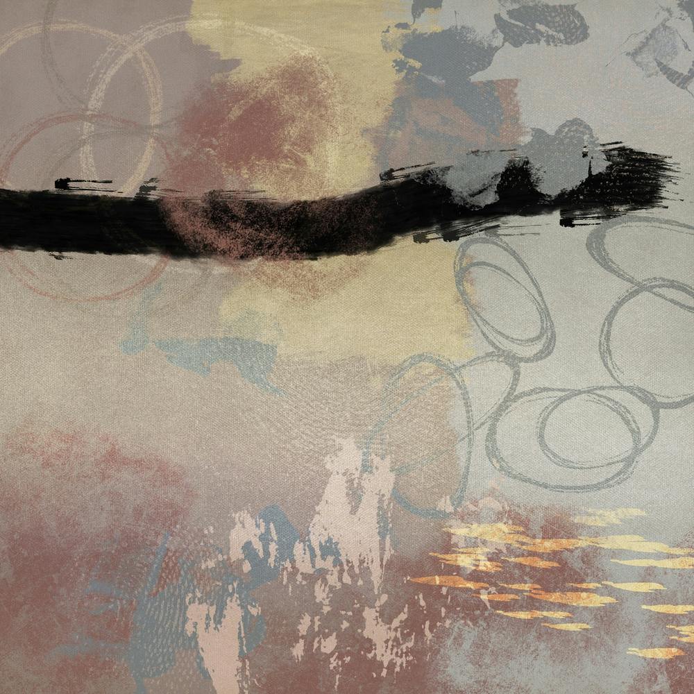 Abstract Painting In Warm Colors