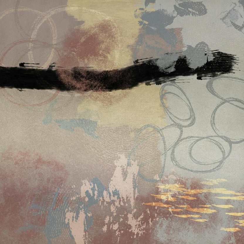 Abstract Painting In Warm Colors