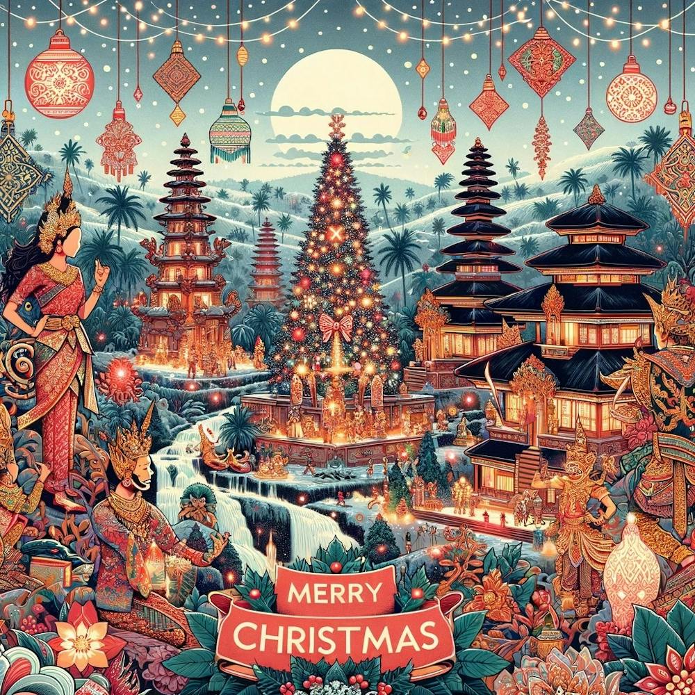 Merry Christmas In Bali