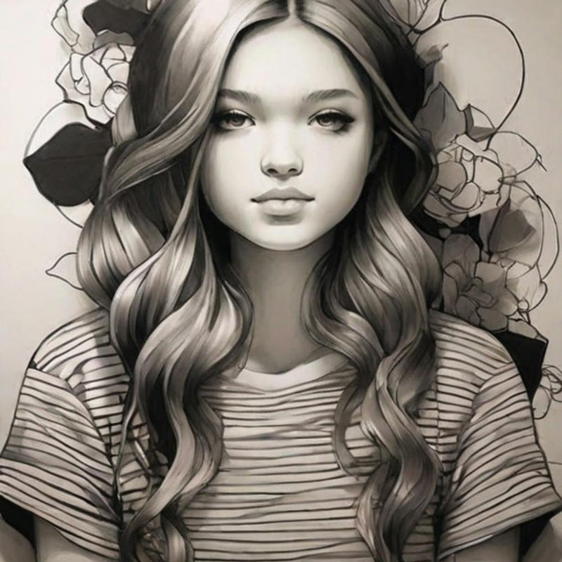 drawing beautiful girls