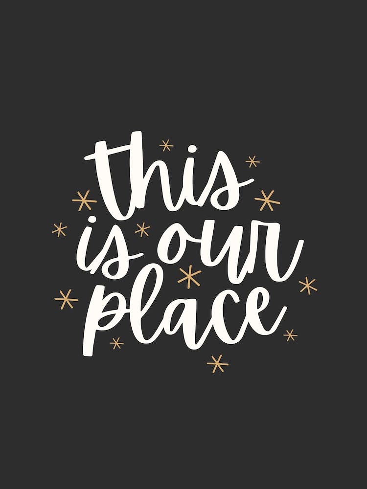 Black This Is Our Place Taylor Swift