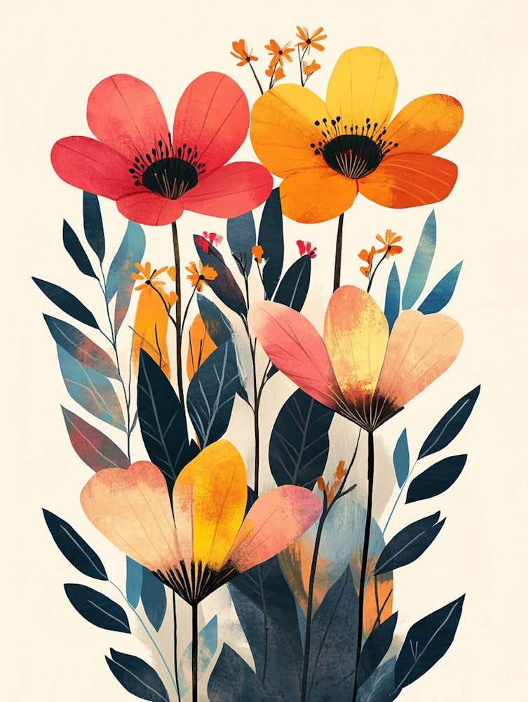 Watercolor Flowers 3