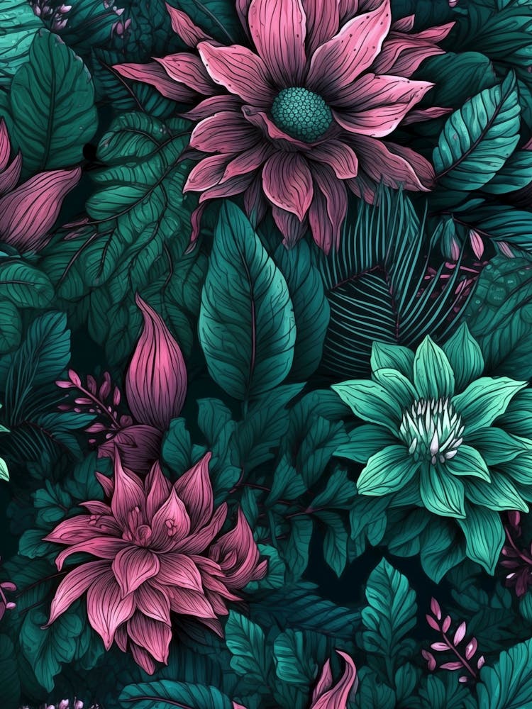 Lila Blumen
