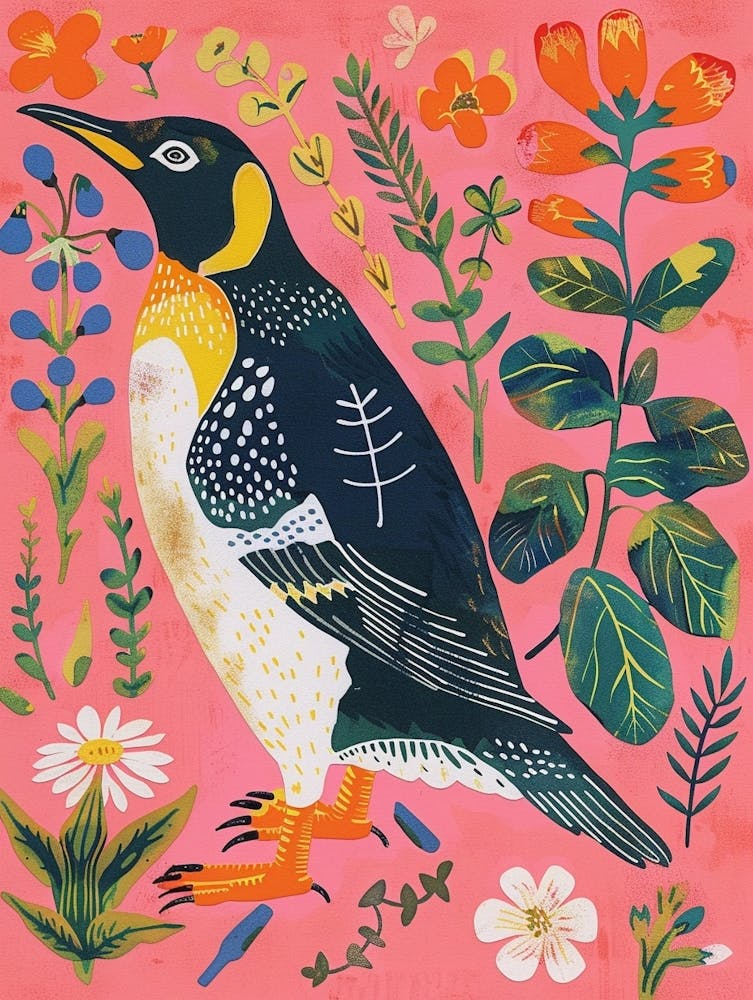 Spring Birds Penguin 2