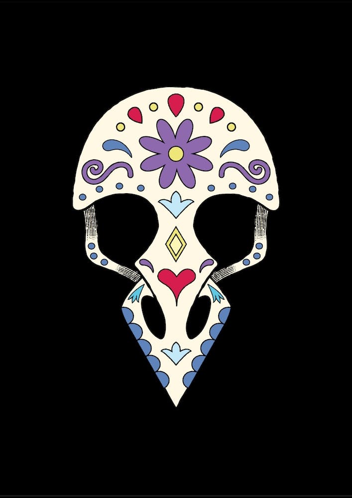 Bird Sugar Skull