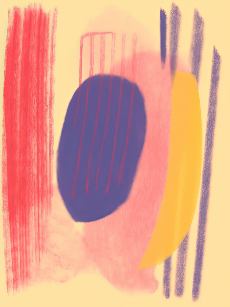 Stripes Pastels Abstract 3