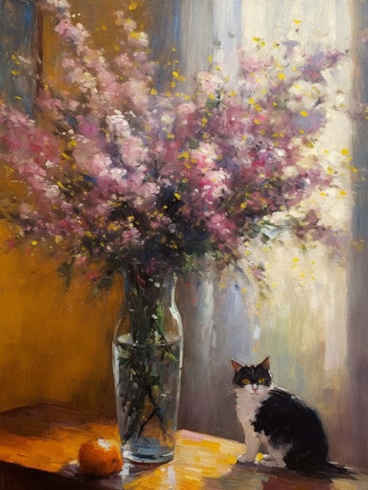 Statice With A Cat 1
