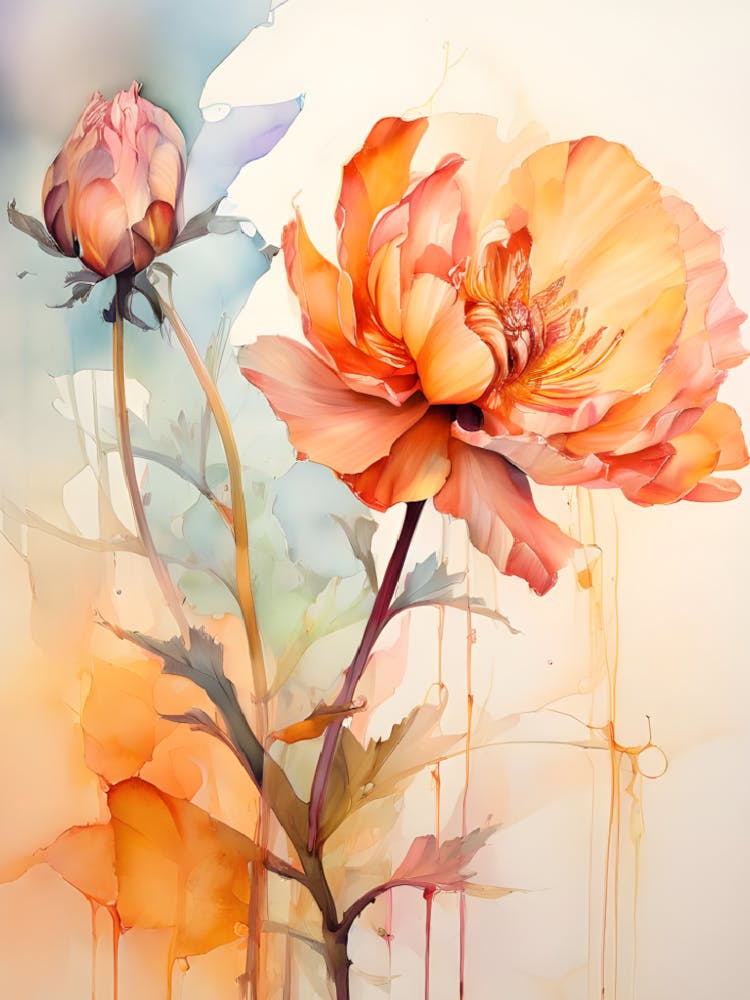 Watercolor Flowers 47