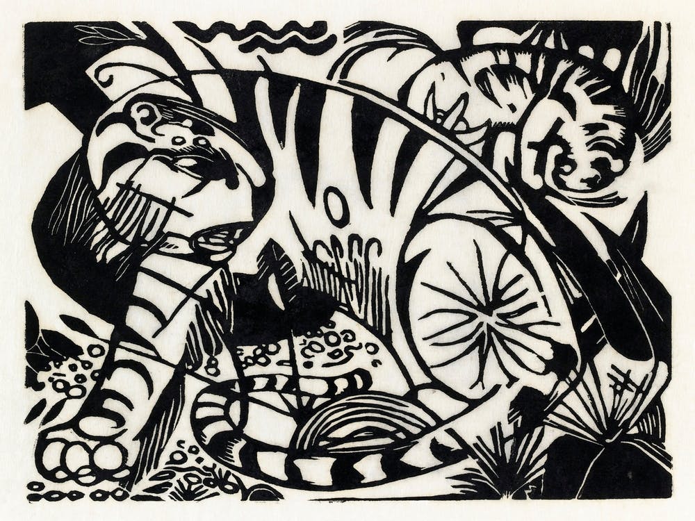 Tiger (1912), Franz Marc 1