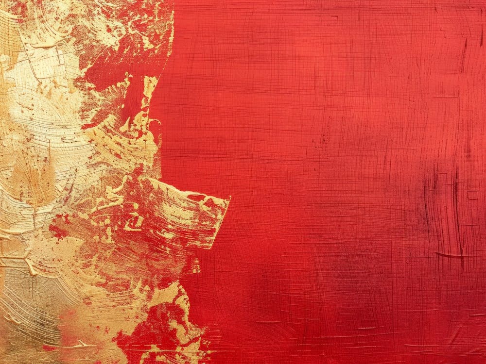 Gold And Red 7