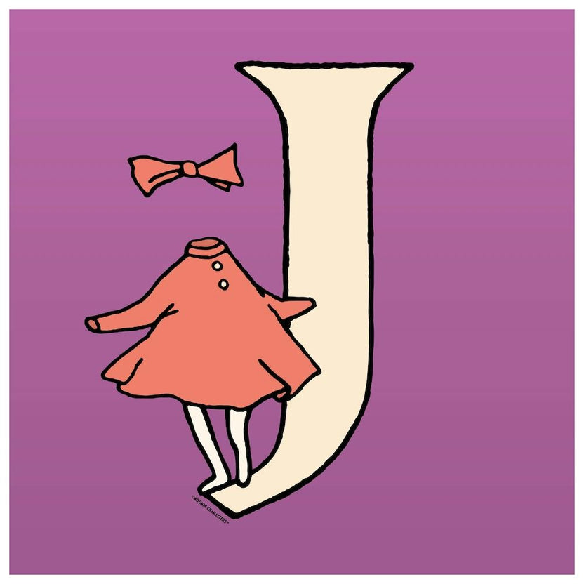 Moomin Collection Alphabet Letter J