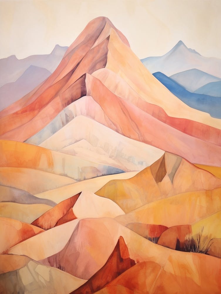 Mount Ossa Australia 2 Mountain Painting