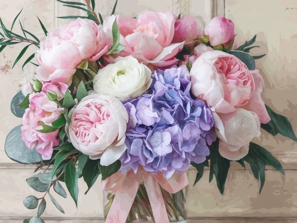 Lush Peony Bouquet - Floral