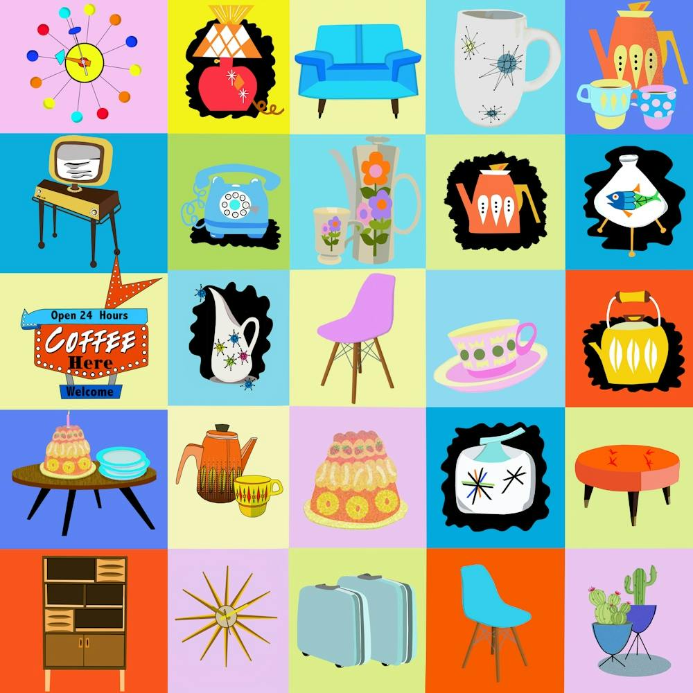 Mid century Pop