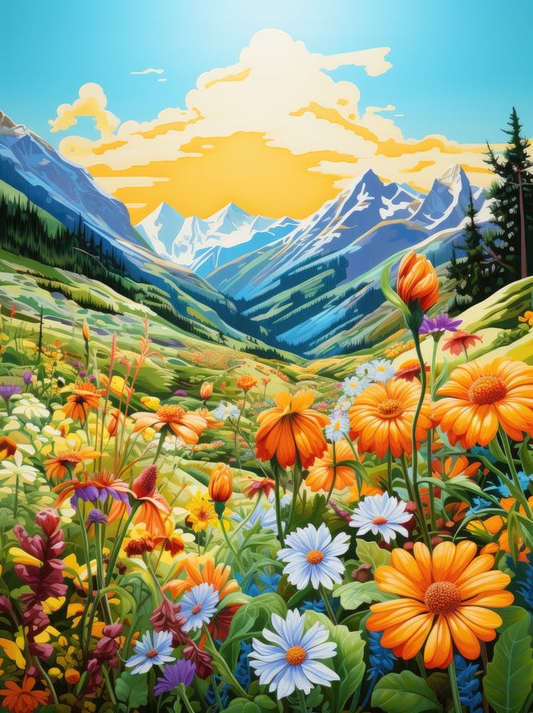 Wildflowers In The Mountains 2