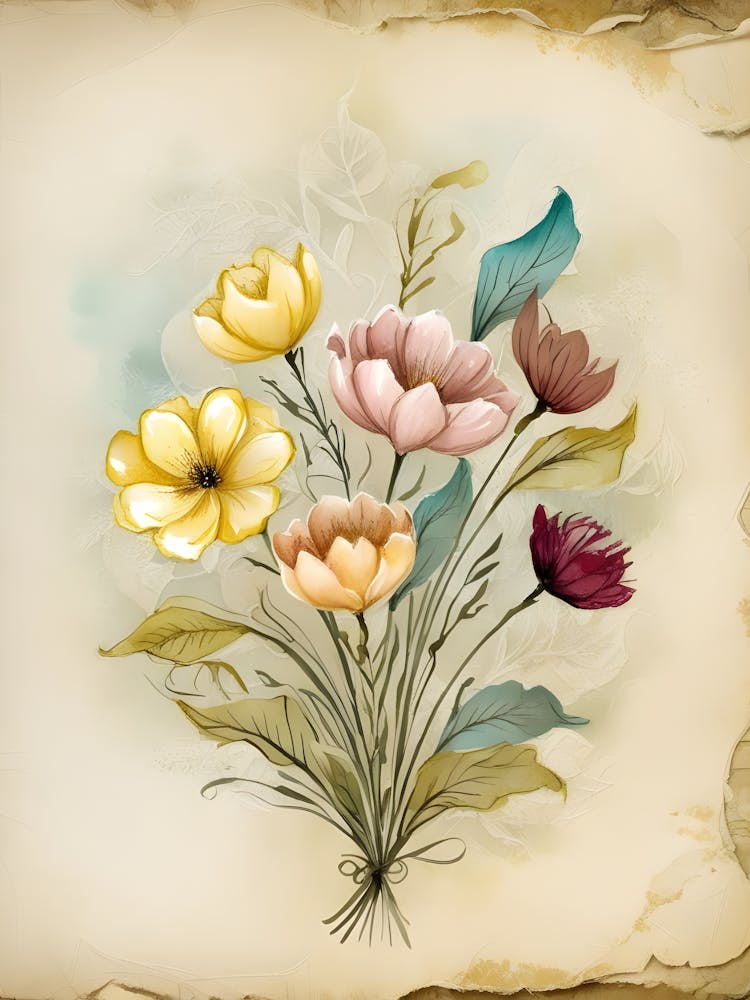 Watercolor Flowers 44