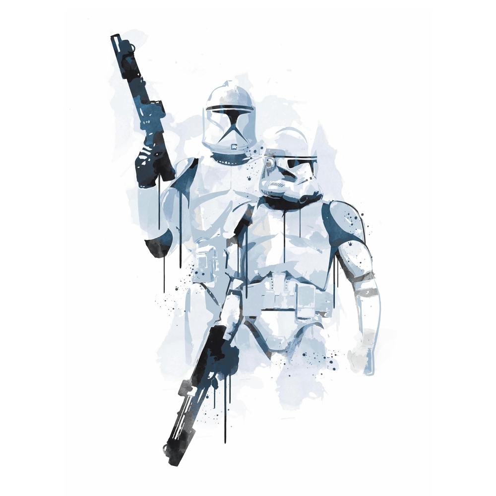 Stormtroopers Watercolor Square