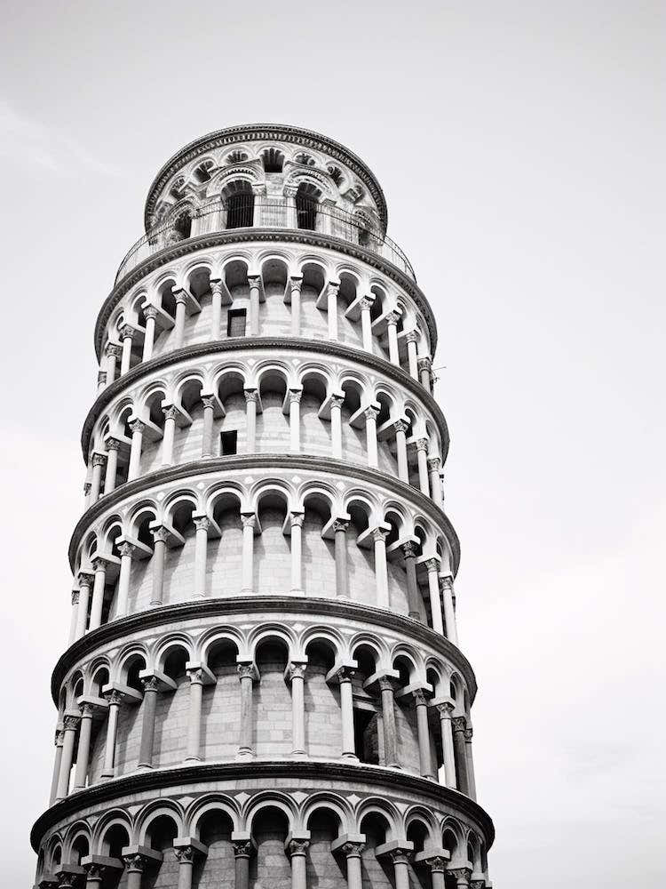 Pisa, Italy,  Black And White Analogue Photography  3