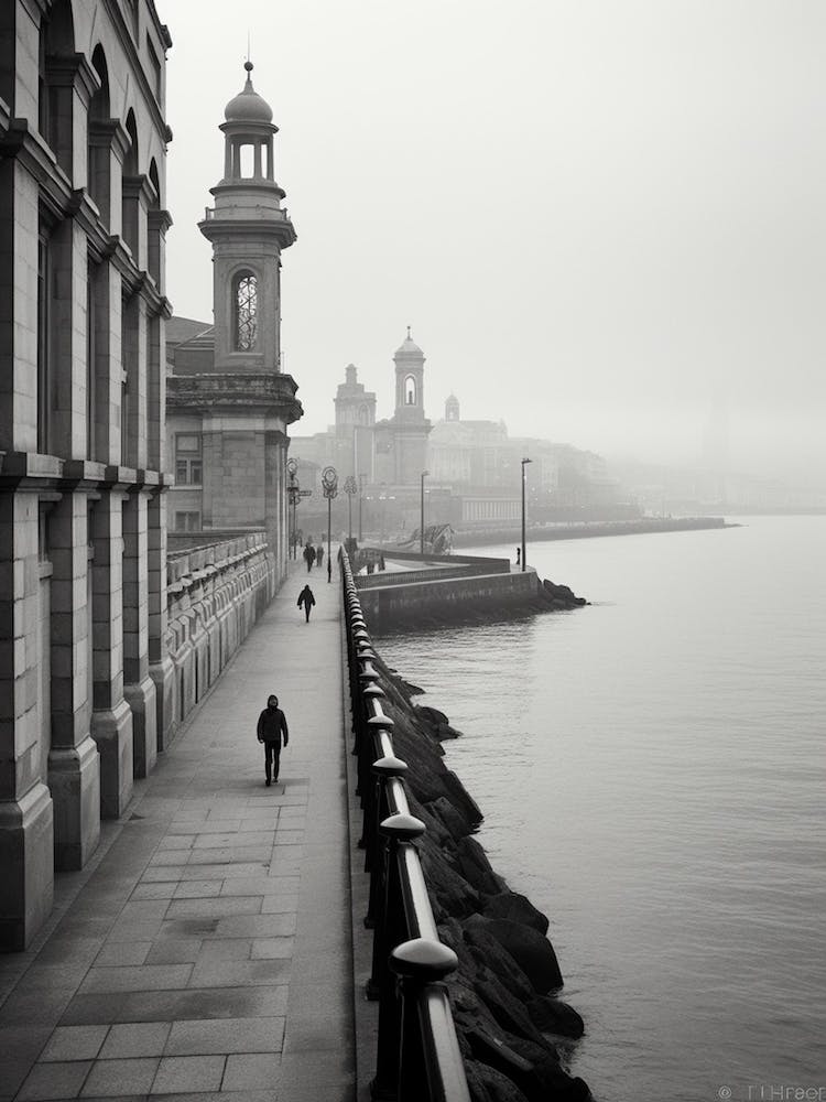 La Coruna, Spain, Black And White Analogue Photography 3