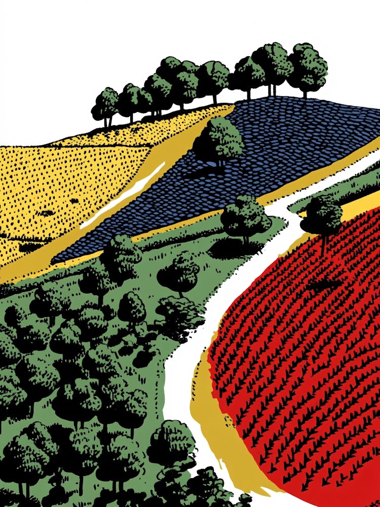 Landscape Of The Vineyards
